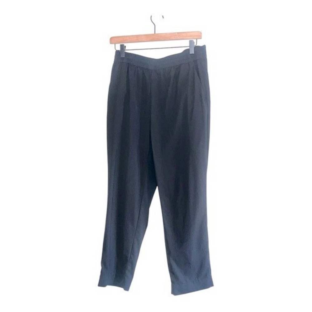 Everlane‎ 100% Wool Pull-On Trousers Black Cropped Pants Size 6